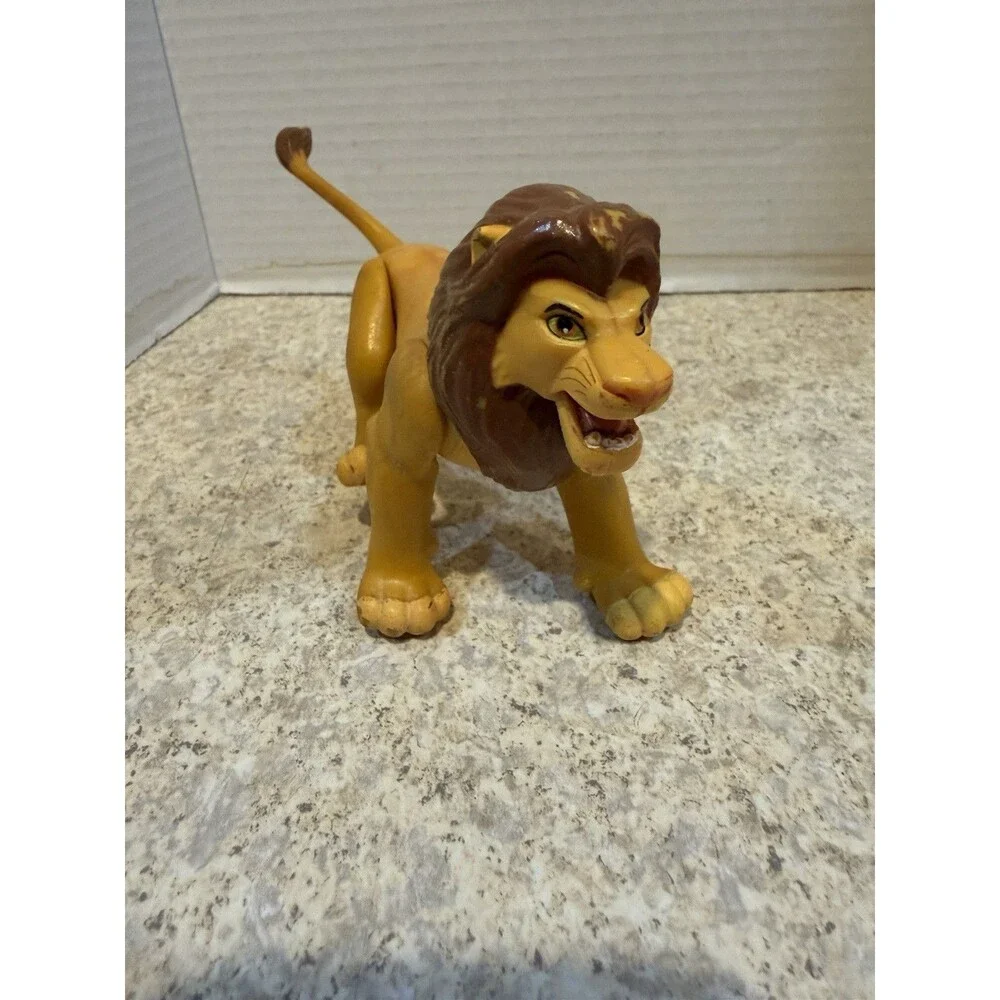Vintage Disney Lion King Lot 10 PVC Figures Simba Scar Mufasa Nala Timon Rafiki